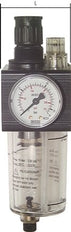 FRL G3/8'' 1400l/min 0.5-16.0bar/7-232psi (Válvula de drenaje externa) Combo 1 de policarbonato