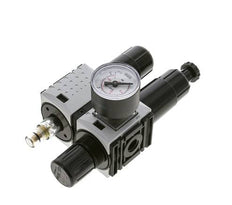 FRL G1/4'' 800l/min 0,5-10,0bar/7-145psi Manómetro de 40 mm Futura 0