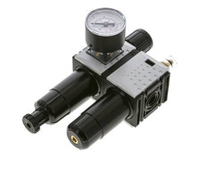 FRL G1/4'' 800l/min 0,5-10,0bar/7-145psi Manómetro de 40 mm Futura 0