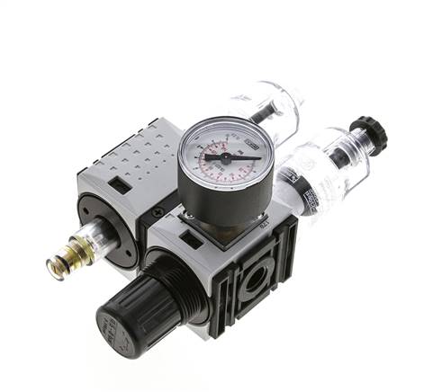 FRL G1/4'' 800l/min 0,5-8,0bar/7-116psi Manómetro de 40 mm Futura 0