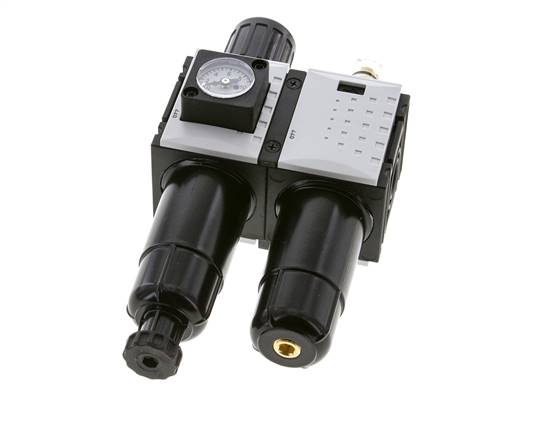 FRL 2 Partes G1/4'' 800l/min 0.5-8.0bar/7-116psi Semi-Auto Metal Futura 0