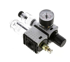 FRL 2 Partes G1/4'' 800l/min 0.2-4.0bar/3-58psi Semi-Auto 40 mm Manómetro Policarbonato Futura 0