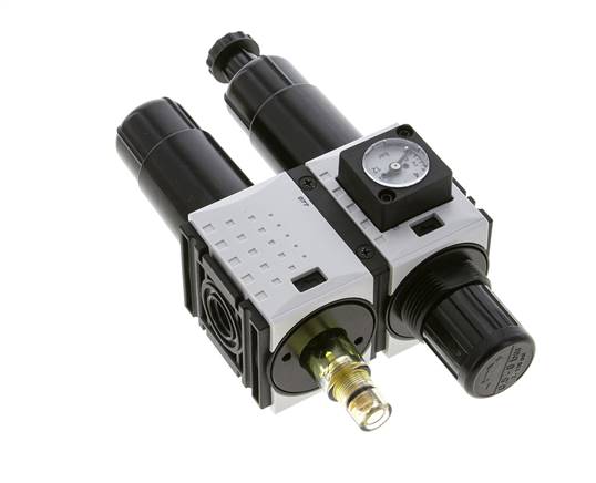 FRL 2 Partes G1/4'' 800l/min 0.5-8.0bar/7-116psi Semi-Auto Metal Futura 0