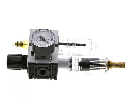 FRL G1/4'' 800l/min 0,5-10,0bar/7-145psi Manómetro de 40 mm Futura 0