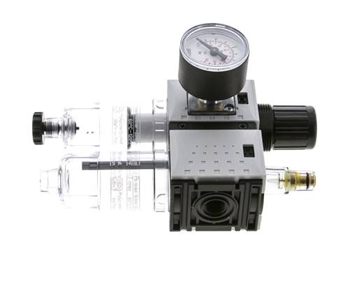 FRL G1/4'' 800l/min 0,5-8,0bar/7-116psi Manómetro de 40 mm Futura 0