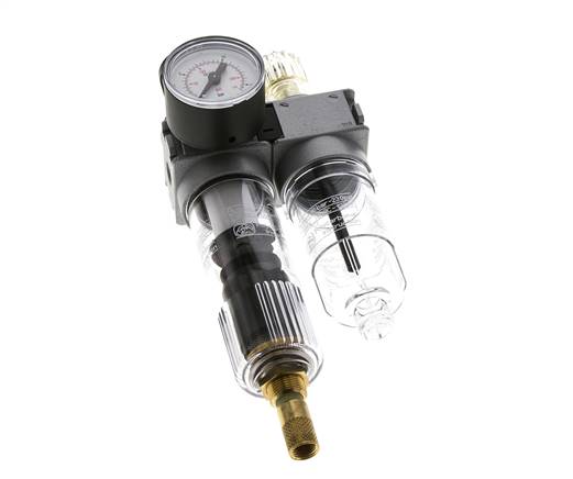 FRL 2 Partes G1/8'' 700l/min 0.5-10.0bar/7-145psi Auto 40 mm Manómetro Policarbonato Multifix 0