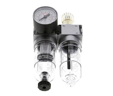 FRL 2 Partes G1/8'' 700l/min 0.2-6.0bar/3-87psi Semi-Auto 40 mm Manómetro Policarbonato Multifix 0