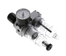 FRL 2 Partes G1/8'' 700l/min 0.1-3.0bar/1-44psi Semi-Auto 40 mm Manómetro Policarbonato Multifix 0
