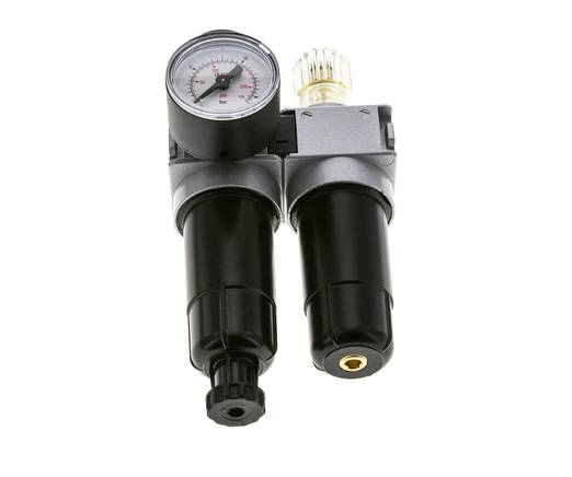 FRL 2 Partes G1/4'' 700l/min 0.5-10.0bar/7-145psi Semi-Auto 40 mm Manómetro Metal Multifix 0