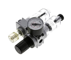 FRL 2 Partes G1/4'' 700l/min 0.5-10.0bar/7-145psi Semi-Auto 40 mm Manómetro Policarbonato Multifix 0