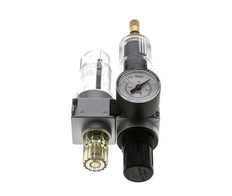 FRL 2 Partes G1/4'' 700l/min 0.5-10.0bar/7-145psi Auto 40 mm Manómetro Policarbonato Multifix 0