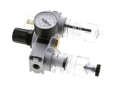 FRL 3 Partes G1/4'' 750l/min 0.5-10.0bar/7-145psi Semi-Auto 40 mm Manómetro Policarbonato Multifix 0