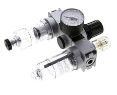 FRL 3 Partes G1/8'' 750l/min 0.5-10.0bar/7-145psi Semi-Auto 40 mm Manómetro Policarbonato Multifix 0