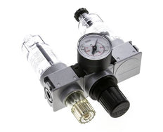 FRL 3 Partes G1/8'' 750l/min 0.5-10.0bar/7-145psi Semi-Auto 40 mm Manómetro Policarbonato Multifix 0