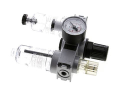 FRL 3 Partes G1/8'' 750l/min 0.5-10.0bar/7-145psi Semi-Auto 40 mm Manómetro Policarbonato Multifix 0
