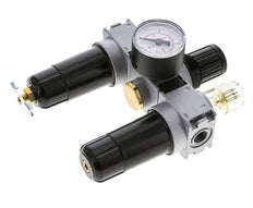 FRL 3 Partes G1/4'' 750l/min 0.5-10.0bar/7-145psi Semi-Auto 40 mm Manómetro Metal Multifix 0