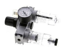FRL 3 Partes G1/8'' 750l/min 0.5-10.0bar/7-145psi Semi-Auto 40 mm Manómetro Policarbonato Multifix 0