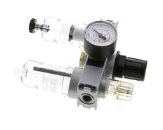 FRL 3 Partes G1/4'' 750l/min 0.5-10.0bar/7-145psi Semi-Auto 40 mm Manómetro Policarbonato Multifix 0
