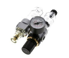 FRL 2 Partes G1/4'' 350l/min 0.5-6.0bar/7-87psi Semi-Auto Policarbonato Estándar 0