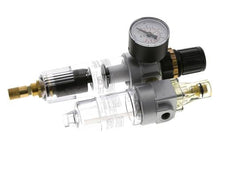 FRL 2 Partes G1/8'' 350l/min 0.5-6.0bar/7-87psi Auto Policarbonato Estándar 0