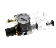 FRL 2 Partes G1/4'' 350l/min 0.5-10.0bar/7-145psi Semi-Auto Policarbonato Estándar 0