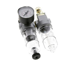 FRL 2 Partes G1/4'' 350l/min 0.5-10.0bar/7-145psi Semi-Auto Policarbonato Estándar 0