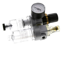 FRL 2 Partes G1/8'' 350l/min 0.5-10.0bar/7-145psi Semi-Auto Policarbonato Estándar 0