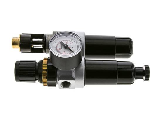 FRL 2 Partes G1/4'' 350l/min 0.5-10.0bar/7-145psi Semi-Auto Metal Estándar 0