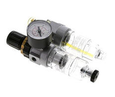 FRL 2 Partes G1/8'' 350l/min 0.5-16.0bar/7-232psi Semi-Auto Policarbonato Estándar 0