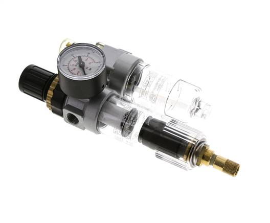 FRL 2 Partes G1/4'' 350l/min 0.5-16.0bar/7-232psi Auto Policarbonato Estándar 0