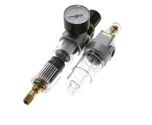 FRL 2 Partes G1/4'' 350l/min 0.5-16.0bar/7-232psi Auto Policarbonato Estándar 0