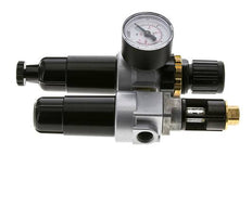 FRL 2 Partes G1/4'' 350l/min 0.5-10.0bar/7-145psi Semi-Auto Metal Estándar 0