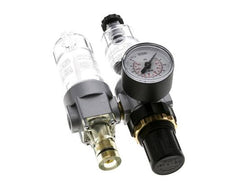 FRL 2 Partes G1/4'' 350l/min 0.5-6.0bar/7-87psi Semi-Auto Policarbonato Estándar 0