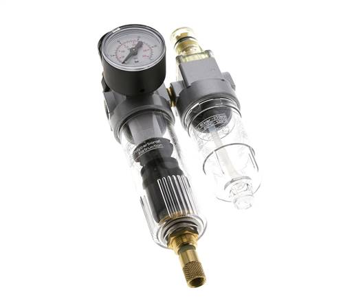 FRL 2 Partes G1/4'' 350l/min 0.5-16.0bar/7-232psi Auto Policarbonato Estándar 0