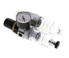 FRL 2 Partes G1/4'' 350l/min 0.5-16.0bar/7-232psi Semi-Auto Policarbonato Estándar 0