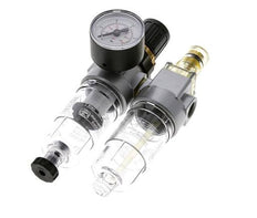 FRL 2 Partes G1/4'' 350l/min 0.5-16.0bar/7-232psi Semi-Auto Policarbonato Estándar 0