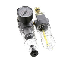 FRL 2 Partes G1/8'' 350l/min 0.5-16.0bar/7-232psi Semi-Auto Policarbonato Estándar 0