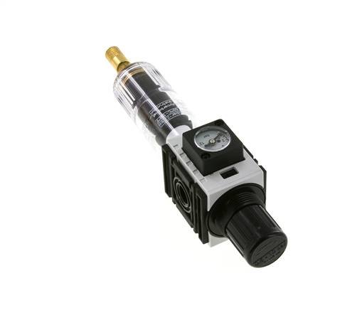 Filtro regulador G1/4'' 1000l/min 0,5-10,0bar/7-145psi Futura 0
