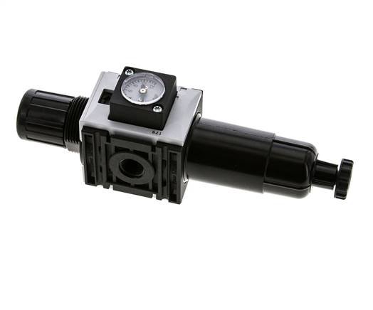 Filtro regulador G1/4'' 1000l/min 0,5-8,0bar/7-116psi Futura 0