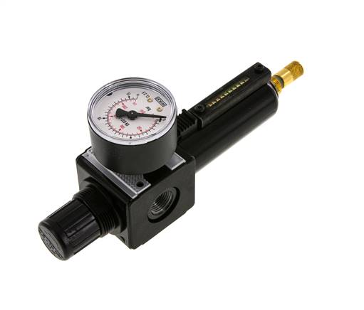 Filtro-regulador G3/8'' 1600l/min 0.5-10.0bar/7-145psi Auto Metal Multifix 1