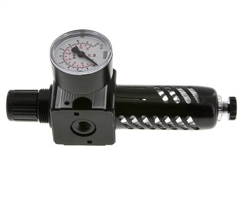 Filtro regulador G1/4'' 1600l/min 0,2-6,0bar/3-87psi Jaula de protección Multifix 1