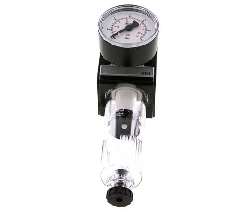 Filtro-regulador G3/8'' 1600l/min 0.1-3.0bar/1-44psi Semi-Auto Policarbonato Multifix 1