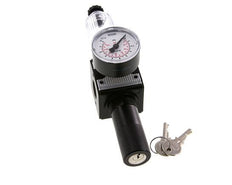 Filtro regulador G1/4'' 1600l/min 0,2-6,0bar/3-87psi Bloqueo de cilindro Multifix 1
