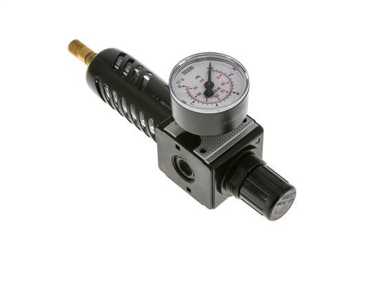 Filtro regulador G1/4'' 1600l/min 0,5-16,0bar/7-232psi Jaula de protección Multifix 1