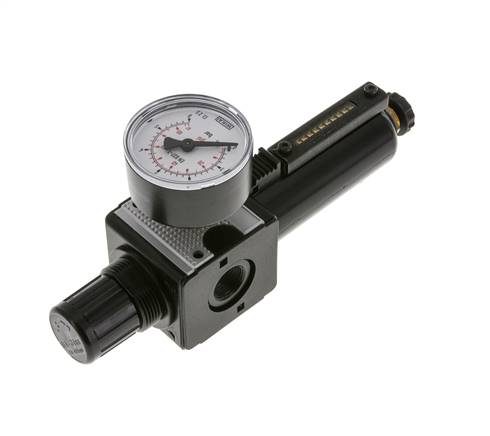 Filtro-regulador G3/8'' 1600l/min 0.1-3.0bar/1-44psi Semi-Auto Metal Multifix 1