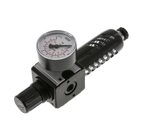 Filtro regulador G1/4'' 1600l/min 0,2-6,0bar/3-87psi Jaula de protección Multifix 1