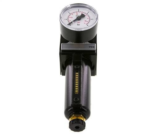 Filtro regulador G1/4'' 1600l/min 0,1-3,0bar/1-44psi Multifix 1