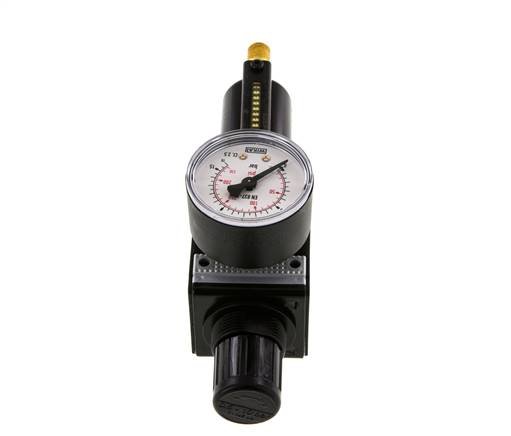 Filtro-regulador G3/8'' 1600l/min 0.5-10.0bar/7-145psi Auto Metal Multifix 1
