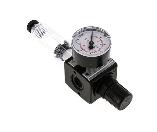 Filtro-regulador G3/8'' 1600l/min 0.1-3.0bar/1-44psi Semi-Auto Policarbonato Multifix 1