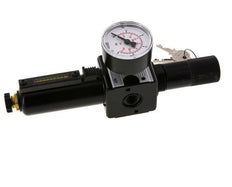 Filtro regulador G1/4'' 1600l/min 0,5-16,0bar/7-232psi Bloqueo de cilindro Multifix 1